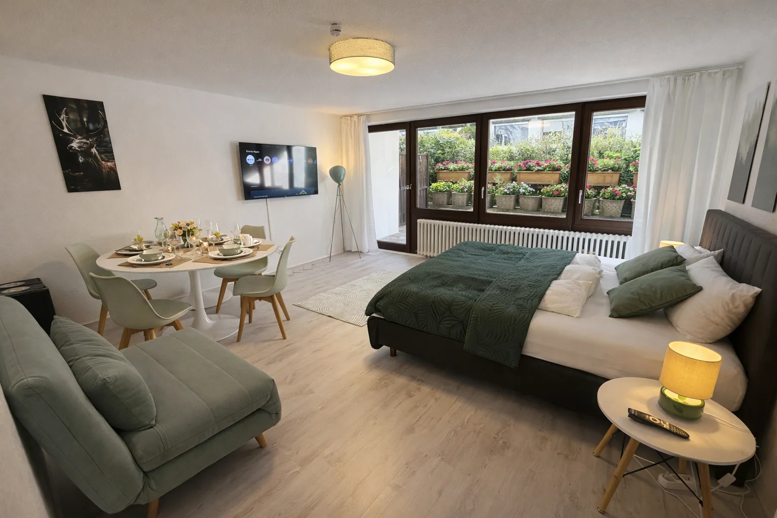 Modernes Apartment mit Parkplatz | Nähe Messe KA